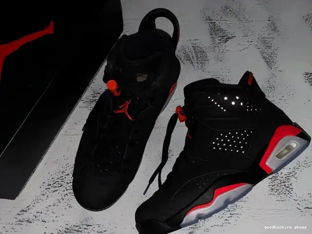 Air OG 6 384664-060 Black Jordan Retro Infrared 0324